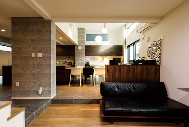 実例 29：スキップフロアや吹抜けのある自由な空間で 長期優良住宅を実現した、快適な住まい – O様邸（東京都） イメージフォト